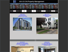 Tablet Screenshot of masonpropertymanagement.com